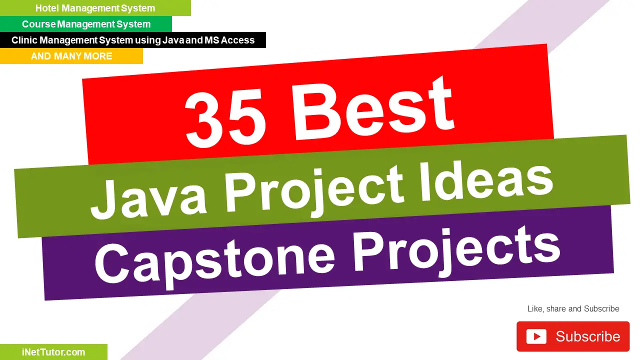 35 Best Java Project Ideas with Database