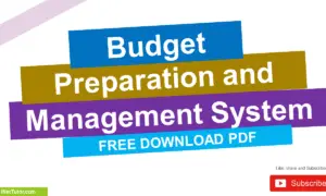 Budget Preparation and Management System