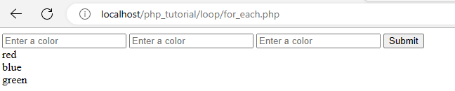 Dynamic PHP Loops using HTML Form - for each loop