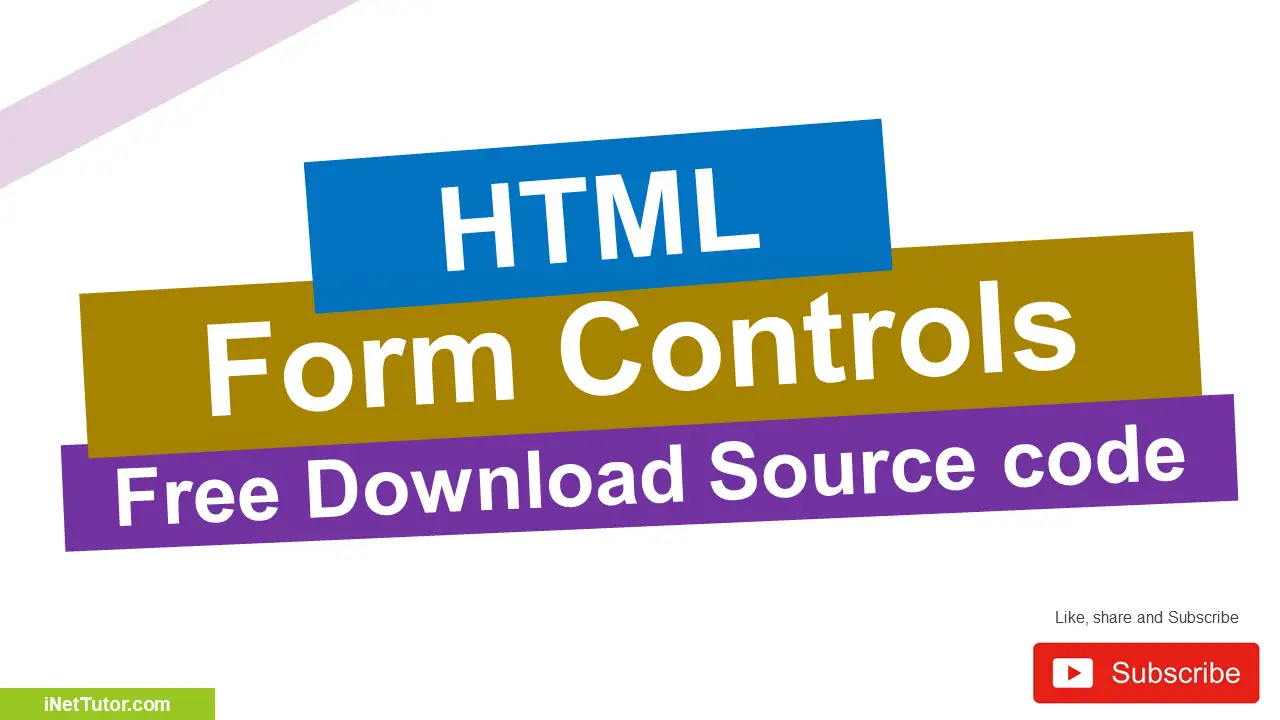 FREE HTML Form Controls Source code