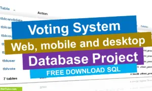 Voting System Database Project