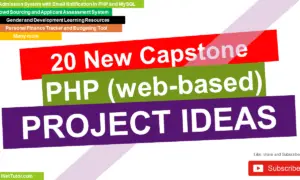 New PHP Capstone Project Ideas