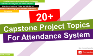 Capstone Project Topics for Attendance System