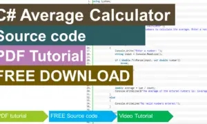 Calculate Average of Numbers in CSharp