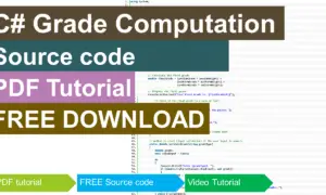 Grade Computation in CSharp FREE SOURCE CODE