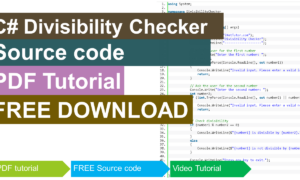 Divisibility Checker in CSharp