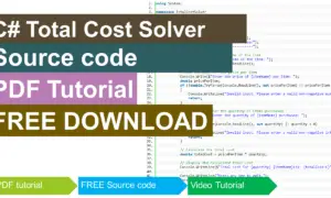 Total Cost Solver in CSharp