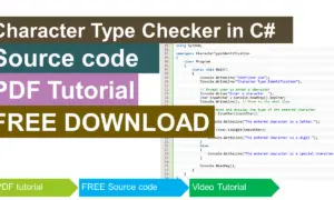 Character Type Checker in C#