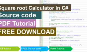 Find Square Root of a Number in CSharp