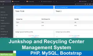 Junkshop and Recycling Center Management System