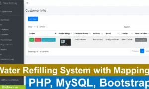 Water Refilling System with Online Ordering and Mapping System