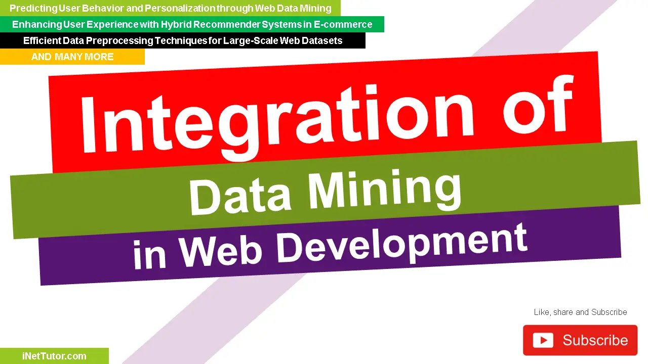 Integration of Data Mining in Web Development