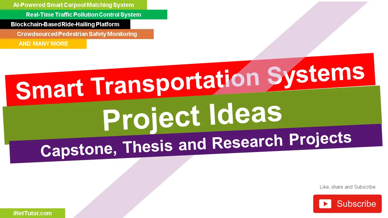 Smart Transportation Systems Project Ideas