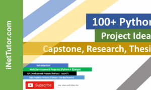 Python Project Ideas