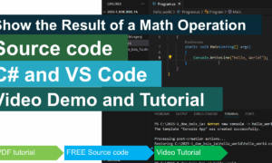 Show the Result of a Math Operation in CSharp