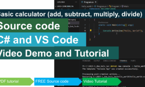 Basic calculator (add, subtract, multiply, divide) CSharp