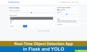 Real-Time Object Detection App in Flask and YOLO