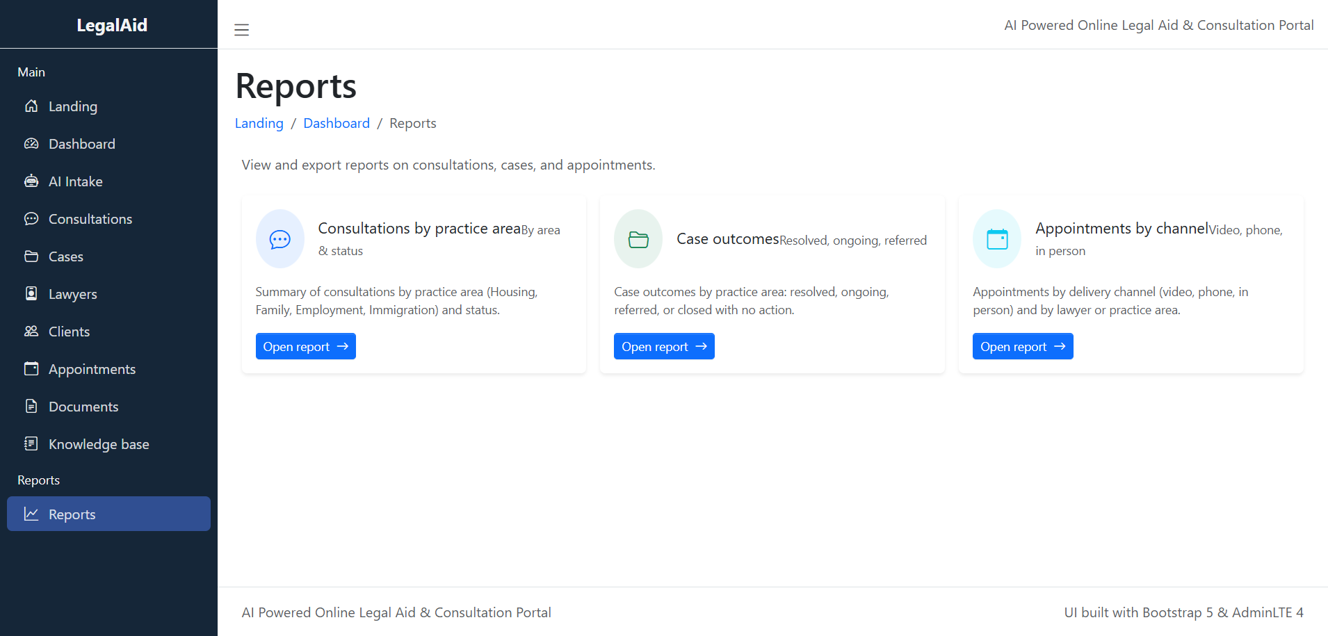 AI-Powered Online Legal Aid and Consultation Portal-reports