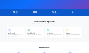 Digital Land Record Management System-landing
