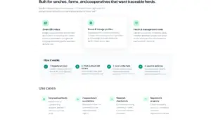 QR Code-Based Collar System for Livestock Breed Identification-landing-page