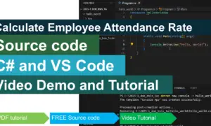Calculate Employee Attendance Rate in CSharp
