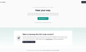 Voice-Based Navigation Platform for the Visually Impaired-landing-page