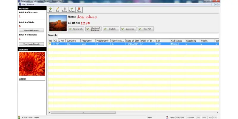 Faculty Profile Information System Capstone Project Documentation PDF