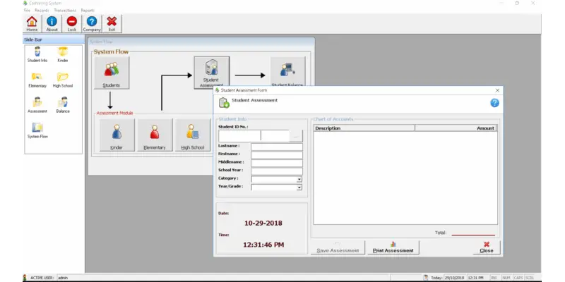 Cashiering System with Student Payment and Queuing Module