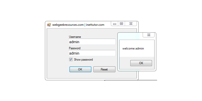 Simple Login Form in Visual Basic.Net