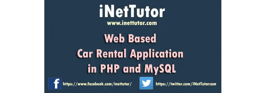 Web Based Car Rental Application in PHP and MySQL Capstone Documentation