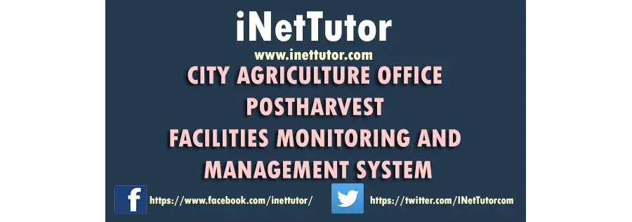Agriculture Post Harvest Facilities Monitoring and Management System Documentation