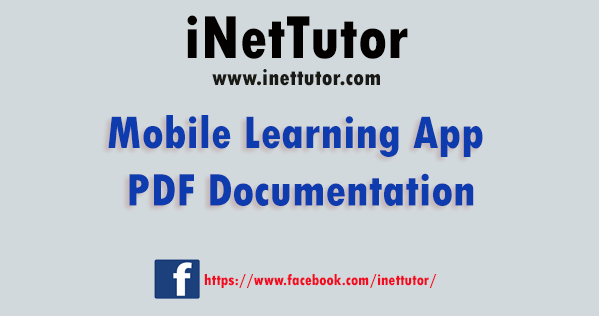 Mobile Learning App PDF Documentation