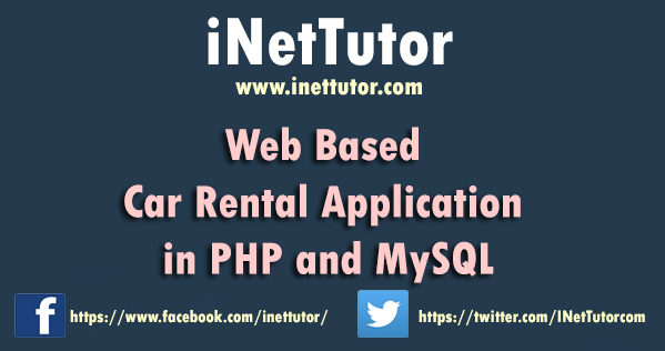 Web Based Car Rental Application in PHP and MySQL Capstone Documentation
