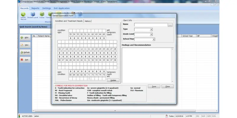 Computerized Clinic and Medical Records Management System Free Download Source code