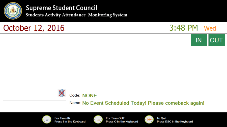 Biometric Based Attendance Monitoring System using Digital Persona Thesis PDF