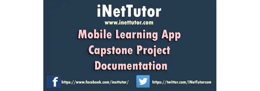 Mobile Learning App Capstone Project Capstone Documentation