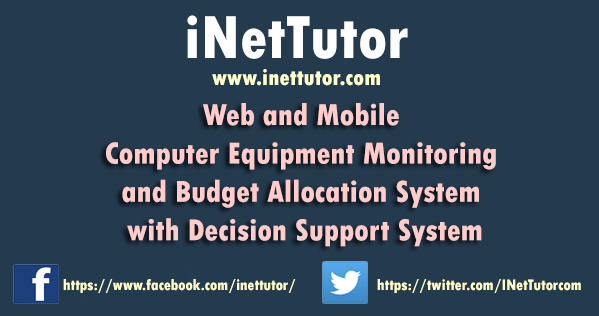 Equipment Monitoring and Budget Allocation System Capstone Documentation