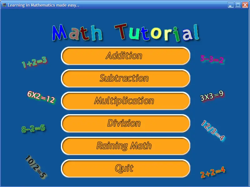 Interactive Math Game in Visual Basic