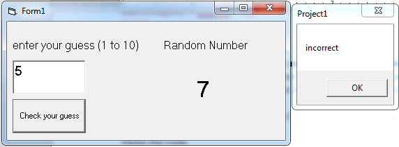 Random Guessing Game in Visual Basic – iNetTutor.com